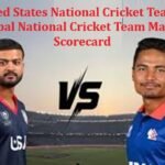 United States National Cricket Team vs Nepal National Cricket Team Match Scorecard