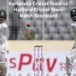 Karnataka Cricket Team vs Haryana Cricket Team Match Scorecard
