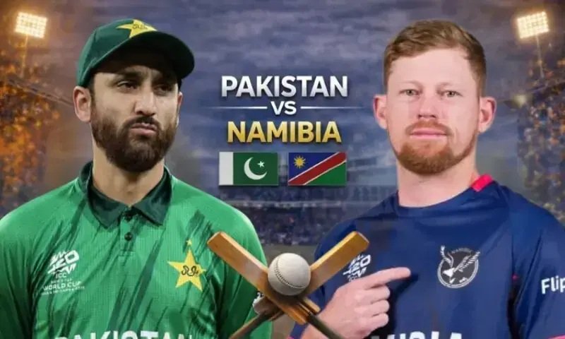 Pakistan National Cricket Team vs Namibia National Cricket Team Standings