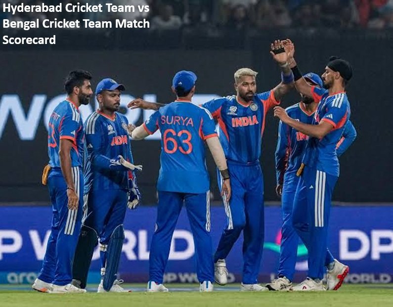 Hyderabad Cricket Team vs Bengal Cricket Team Match Scorecard